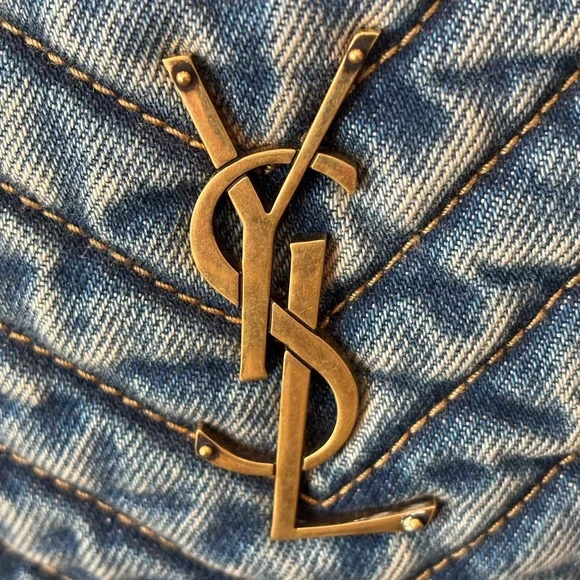 YSL Saint Laurent Denim Rodeo Crossbody Bag - Picture 4 of 7
